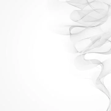 White smoke on a gray background vector Stock Illustration