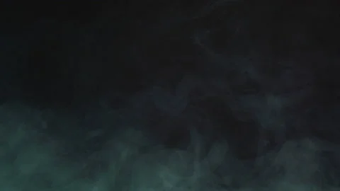 White smoke isolated on dark background. Foggy background Stock Footage 207493275