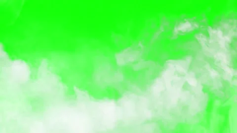 White smoke overlay on green screen. Fog effect for video editing and Stock Footage 340942875