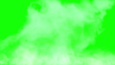 White smoke overlay on green screen. Fog effect for video editing and Stock Footage 340942897