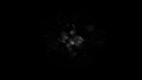 White smoke particles spread and float Stock Footage 320010673