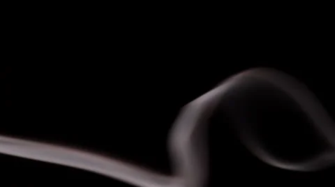 White smoke Patterns on black Stock Footage 36437984
