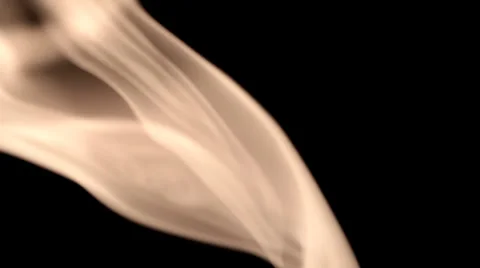 White smoke Patterns isolated on black Stock Footage 36645514