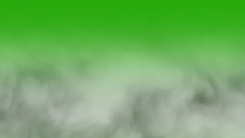 White smoke plume for chroma key green screen animation. Visual effects composit Stock Footage 345517600