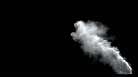 White smoke pollution Stock Footage 139758867