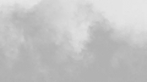 White Smoke rising on alpha background Stock Footage 237577481