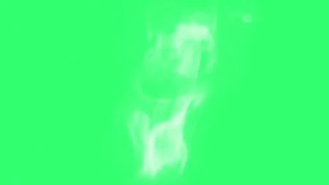 White Smoke Rising on Green Screen – Realistic Cigarette Smoke Effect Loop Vidéo 336446583