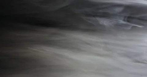 White smoke slowly floating in space and moving to the right side, 4k Video stock 82009526