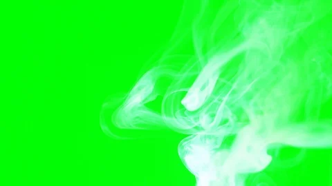 White Smoke slowly rises. Alpha Channel. Stock Footage 114584895