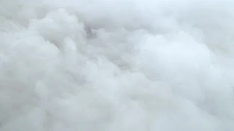 White smoke spreads on the floor Closeup. The texture of dense smoke  Stock Footage 166563704