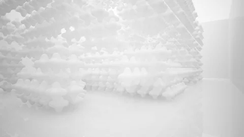 White smooth abstract architectural background. 스톡 동영상 82793799
