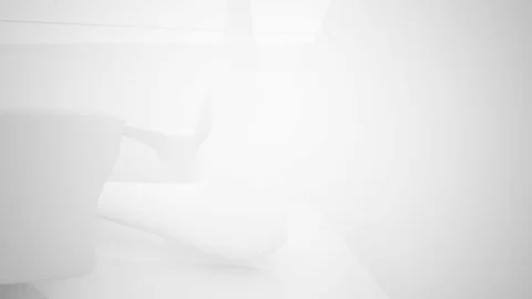 White smooth abstract architectural background.  動画素材 83294850