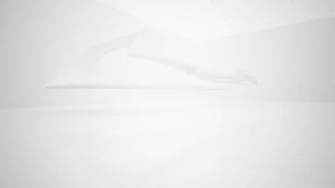 White smooth abstract architectural background. Stock Footage 83685293