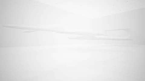 White smooth abstract architectural background. 스톡 동영상 83685295