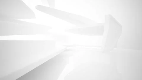 White smooth abstract architectural background. Видео 86057637
