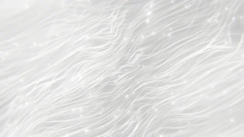 White Smooth Lines And Particles Stock Footage 153107714