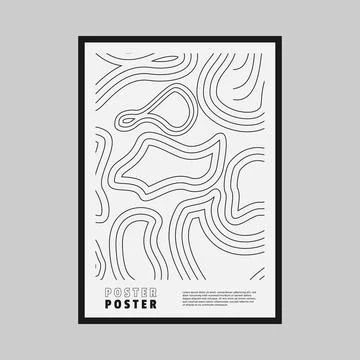 White smooth pattern poster vector monochrome cover イラスト素材