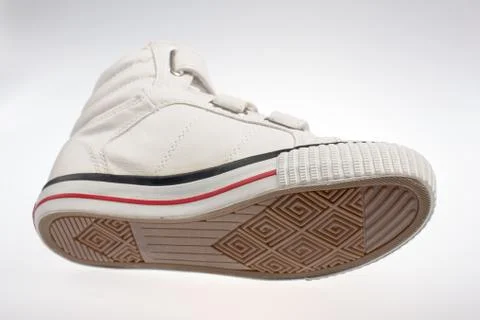 White sneaker Stock-Fotos