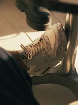 White Sneaker Stock Photos