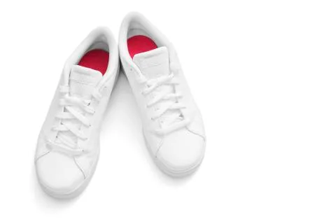 White Sneakers Stock Photos