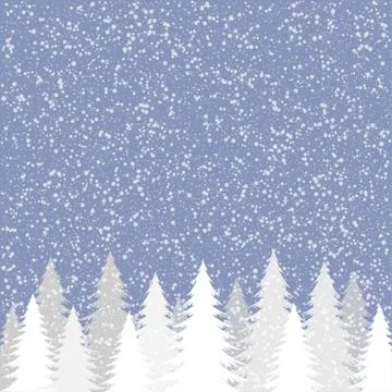 White snow background Illustrazione stock