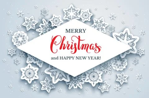 White snow background Stock Illustration