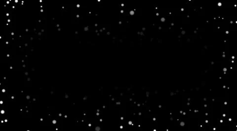 White snow on black background. Winter abstract texture witn falling silver s Stock Illustration