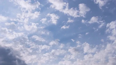 White snow clouds Stock Footage 114083477