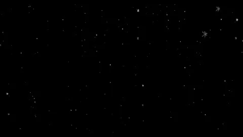 White snow falling background black, alpha channel, looping 4K video Video stock 138892349