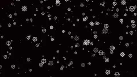 White snow falling flakes green screen background Stock Footage 274934149