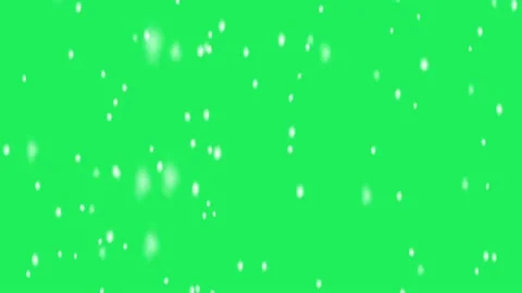 White Snow falling on green background. Stock Footage 142775066