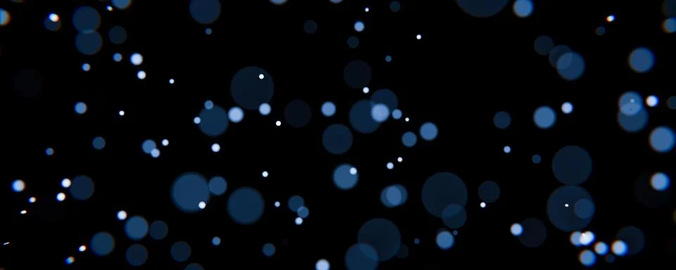 White Snow Falling on Isolated Black Background, Shot of Flying Snowflakes .. Stock Illustration