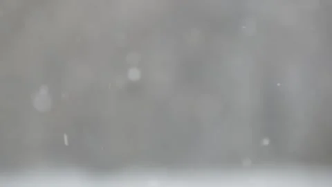 White Snow Flakes Falling In Winter Snowflakes Of Stock Footage 318845210