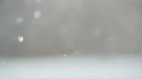 White Snow Flakes Falling In Winter Snowflakes Stock Footage 318845234