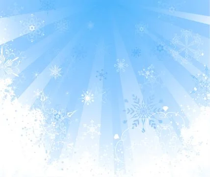 White snow Stock Illustration