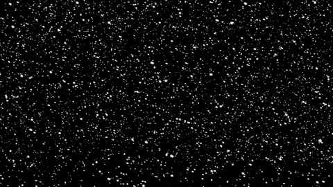 White snow overlay on black background, alpha, green screen -4k Seamless Loop Stockbeeldmateriaal 265122385