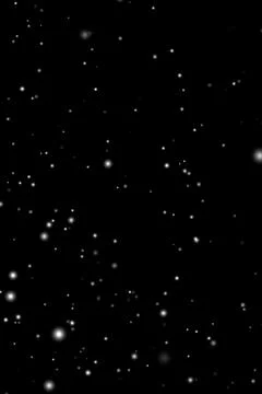 White snow overlay layer on black background, snowflakes bokeh and snowfall for Stock Photos