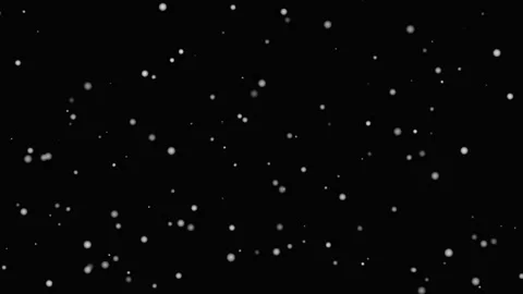White snow particles drifting slowly across black background in a gentle wi.. Stock-Footage 341679320