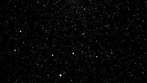 White snow particles falling on black background overlay Stock Footage 322811713