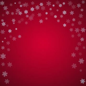 The white snow on the red mesh background Illustrazione stock
