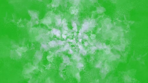 White snow stream motion graphics with green screen background Stock Footage 219948193