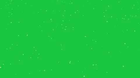 White Snowfall Particle Slow Motion Loop Animation Green Screen Video stock 303111735