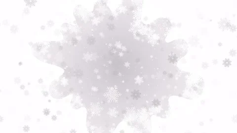 White snowflake abstract background pale gray splash shape, soft winter texture, Stock Footage 340402549
