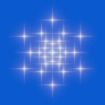 White snowflake icon. Stock Illustration
