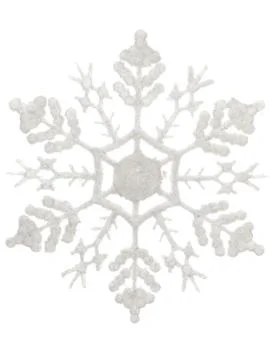 White snowflake on a white background Stock Photos
