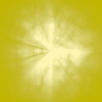 A white snowflake on a yellow background. Yellow abstraction.  Stock Illustration