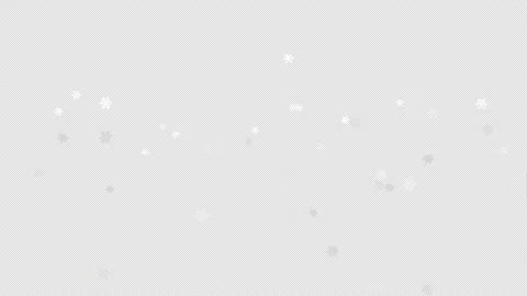 White snowflakes are falling Isolated by Alpha channel (transparent background) Stock Footage 158505352