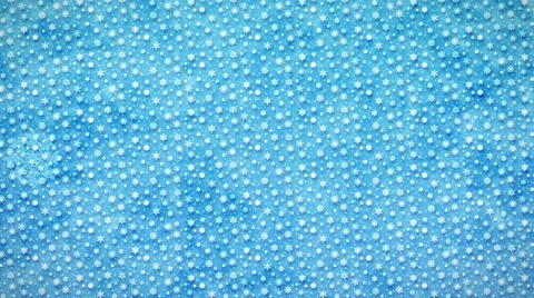 White Snowflakes on a Blue, Loopable Seamless Motion Background Stock Footage 50453080