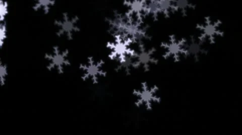 White snowflakes, bokeh Stock-Footage 69072523