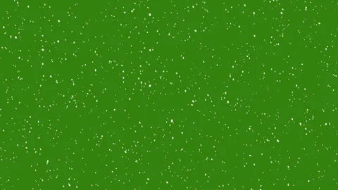 White snowflakes gently falling over on green screen background, Festive wi.. Stock Footage 322647140